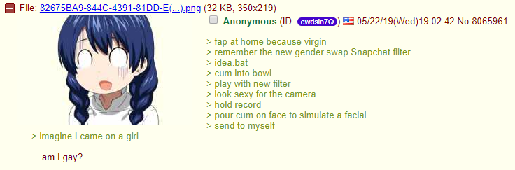 Anon is weird
