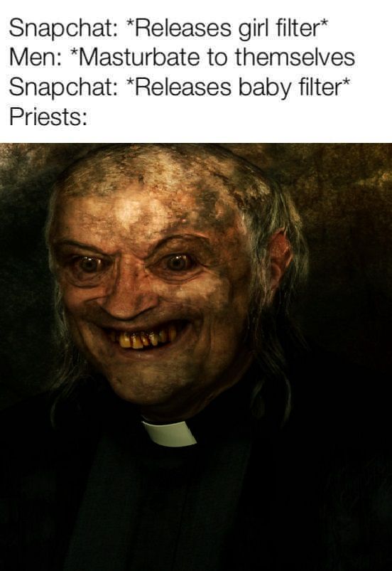 They can molest themselves now, as god intended