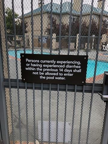 Some shit must have gone down at this pool...