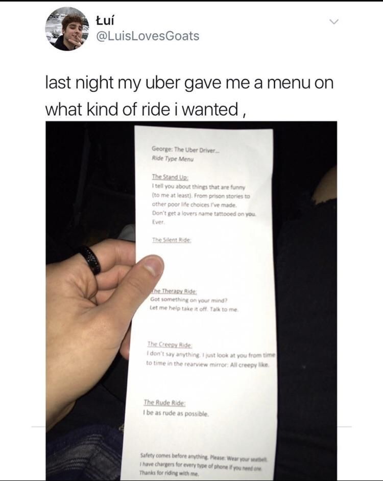 Fun Uber drive