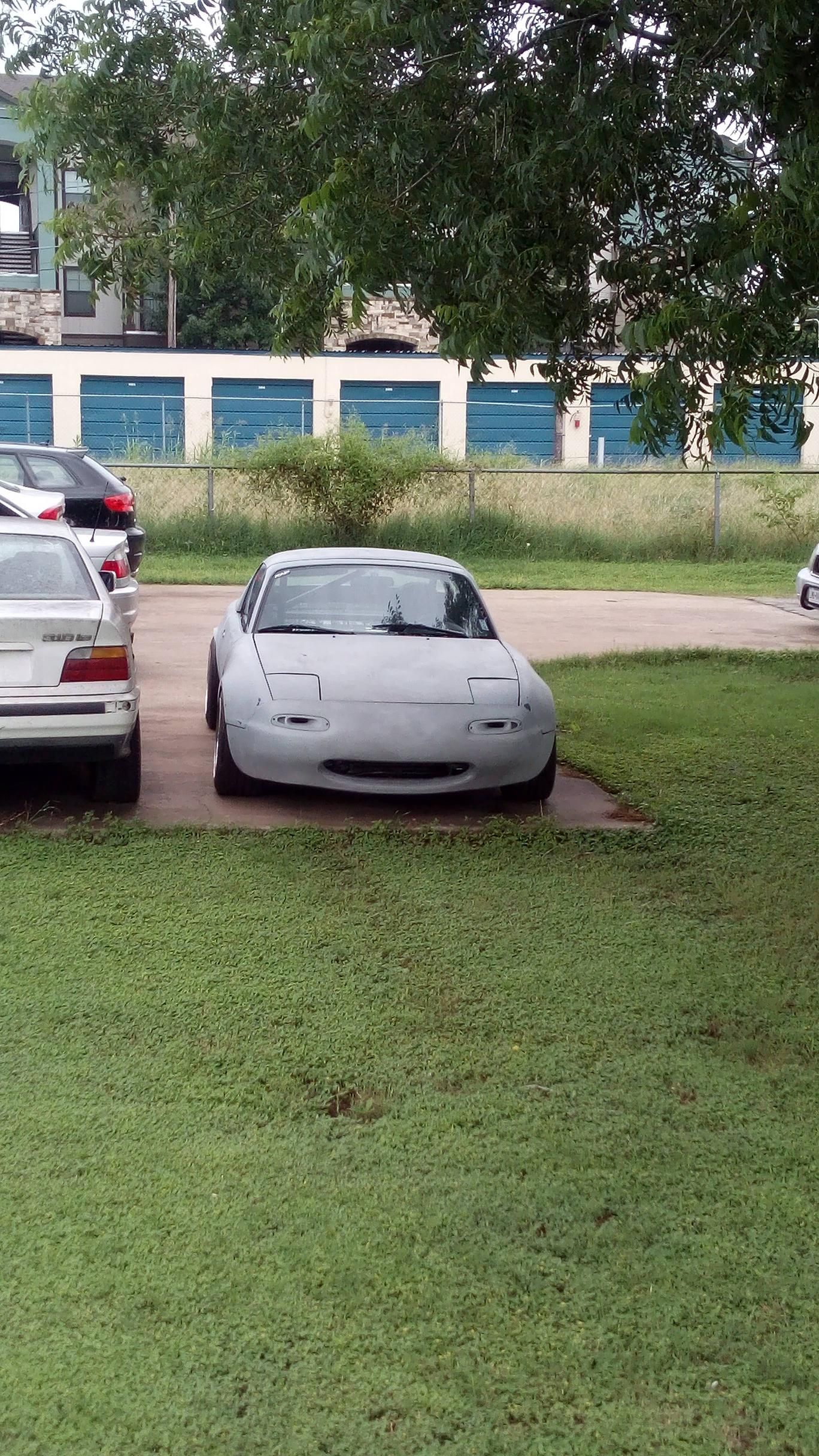 This stoned car I saw at work today.