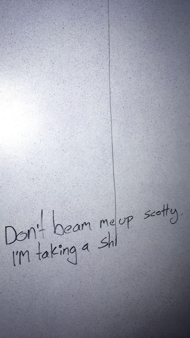 Graffiti found in my university toilet