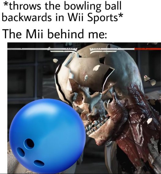 And then you brake the TV
