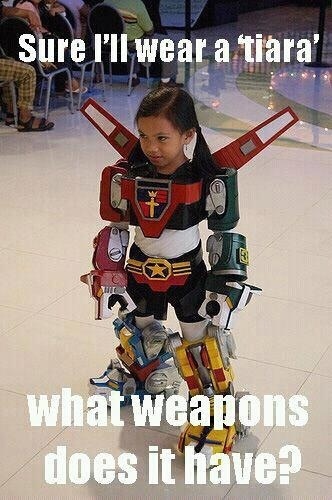 this little girl is a badass.