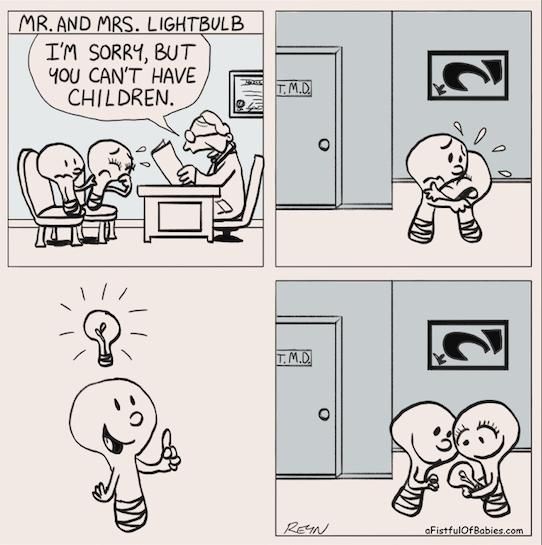Mr. and Mrs. Lightbulb