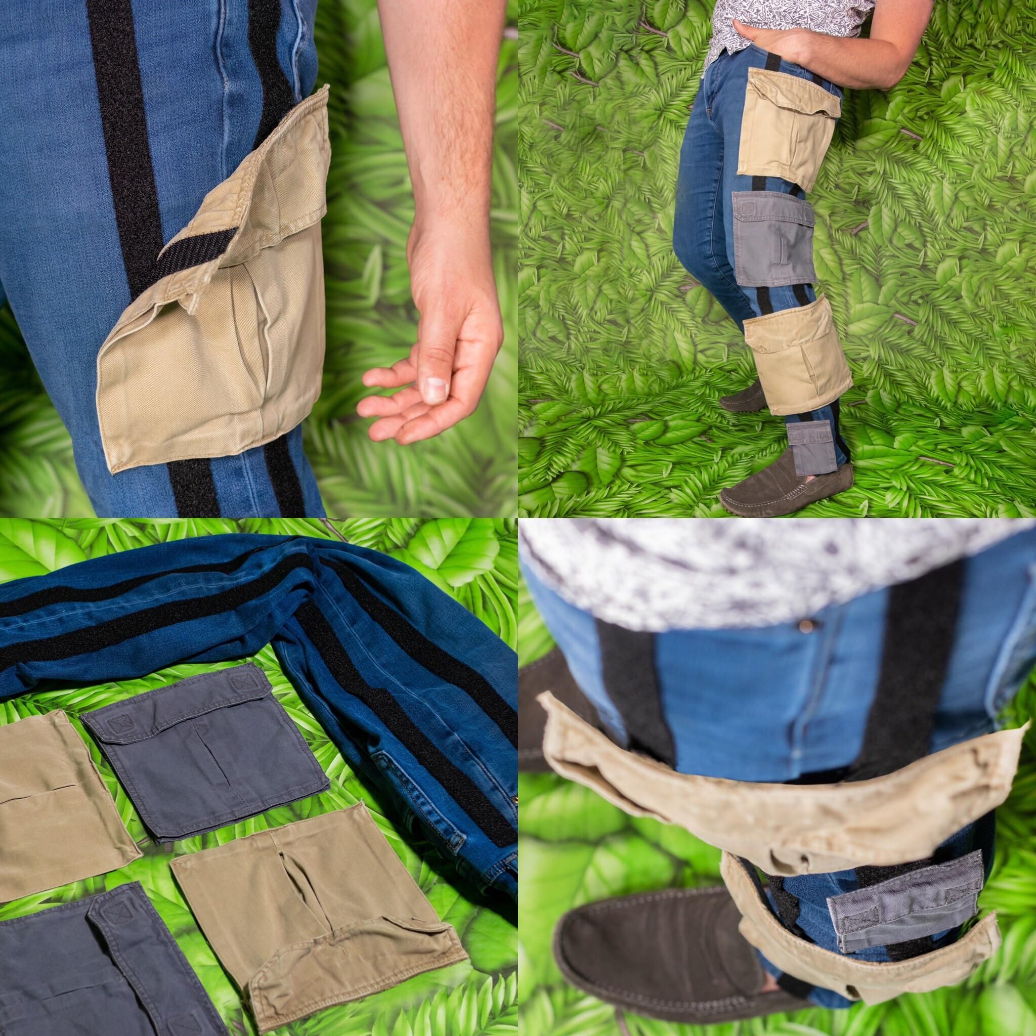 For fun I make myself fake products. The CargoMAX are the modular cargo pants. You can never have enough cargo pockets.