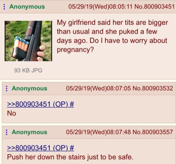 Anon needs to be sure
