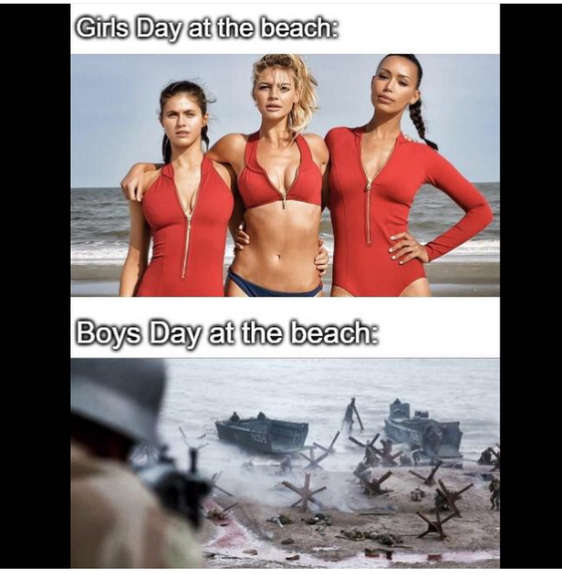 We don't sunbathe, we bloodbathe