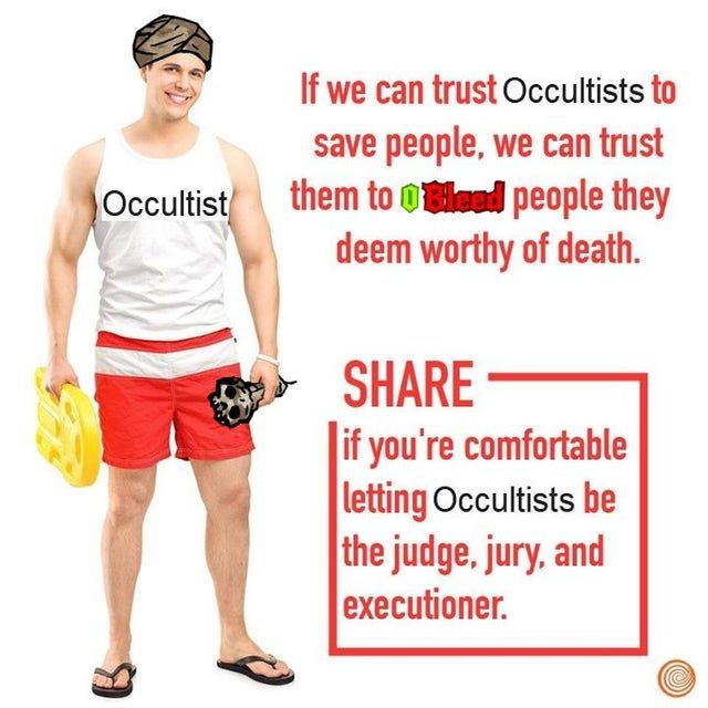 administrative, judicial, legislative = occultist