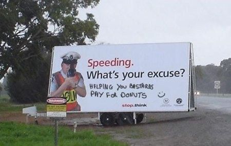 Speeding, whats your excuse?