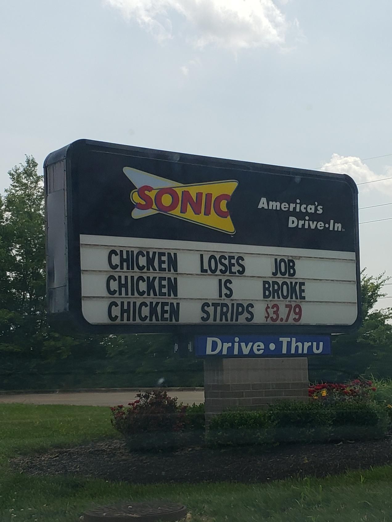 Poor chicken.