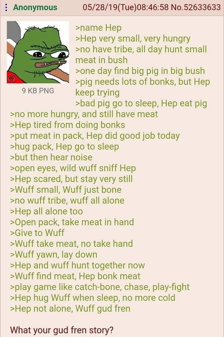 Anon meets wuff