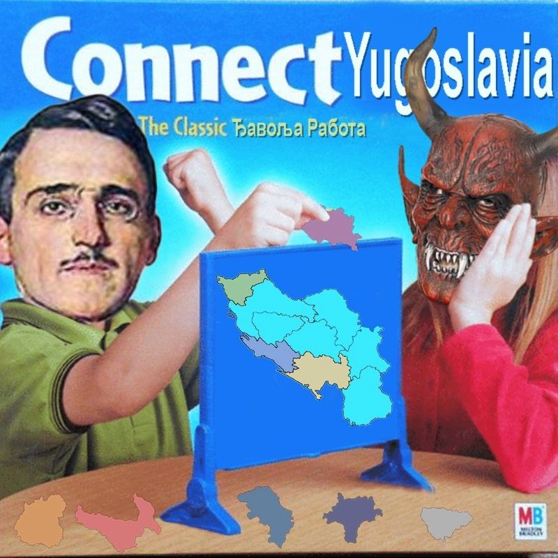 Connect Yugoslavia! The classic Ђавоља Работа (~Sisyphean task)
