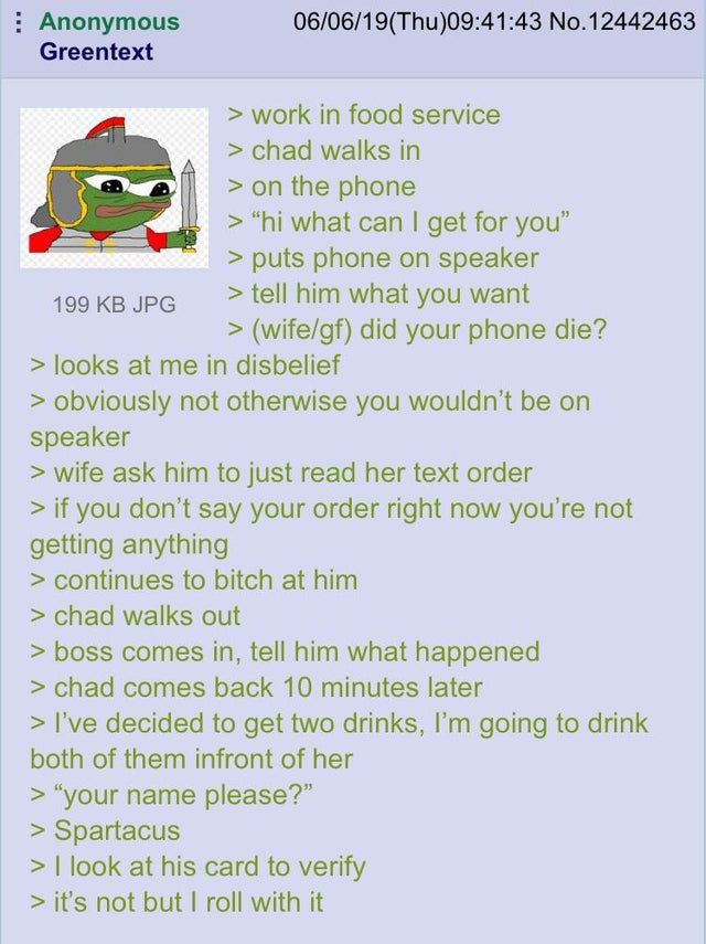 Anon meets a nice guy