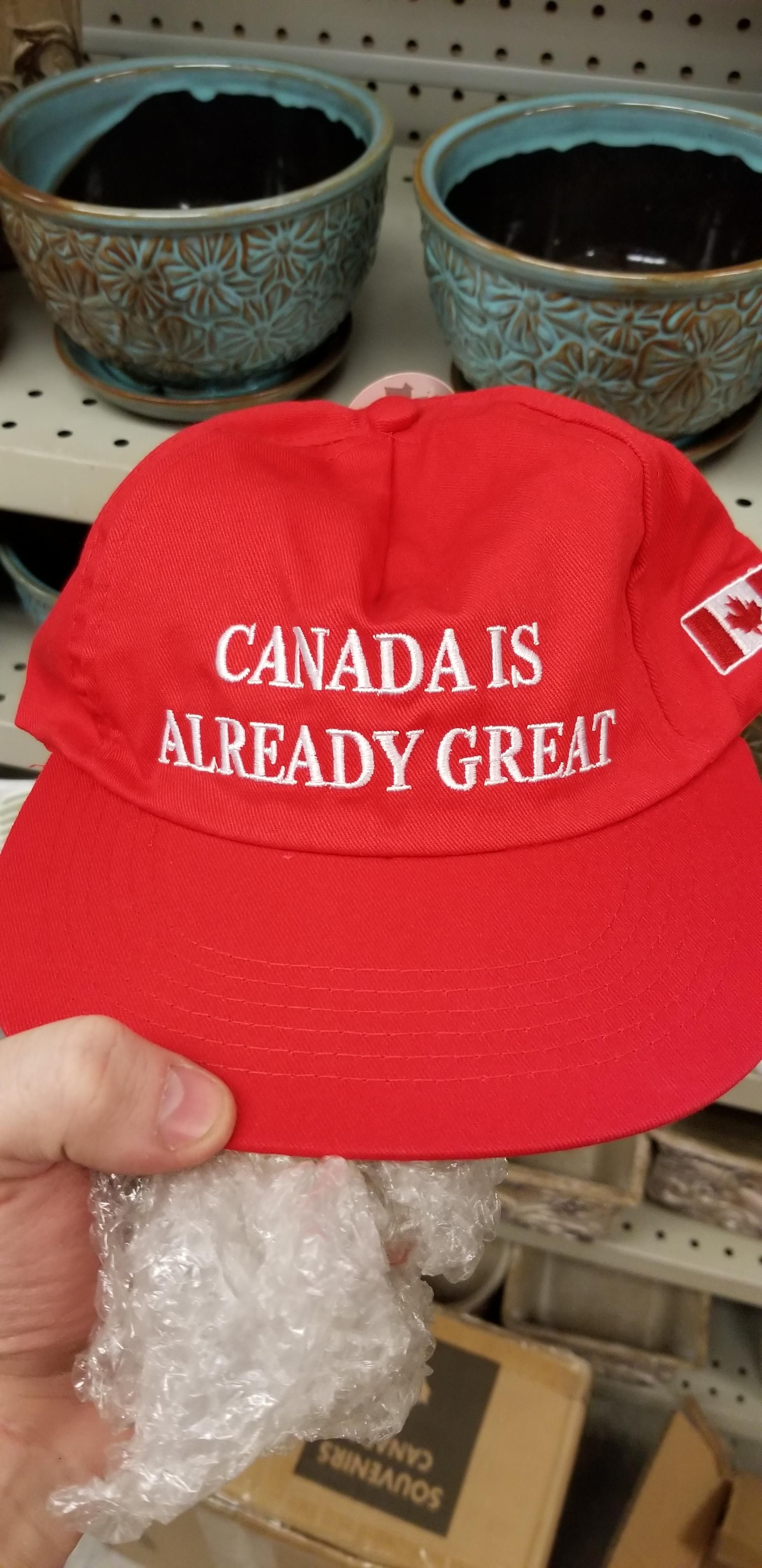 Found this hat for Canada Day.