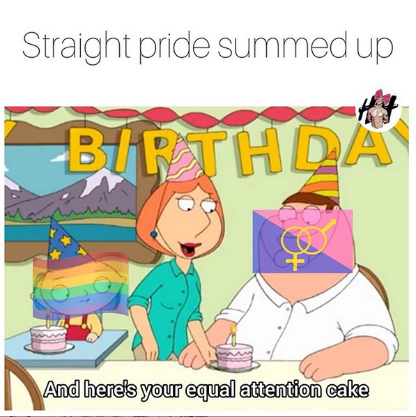 Straight pride when?