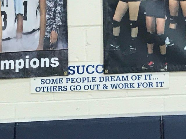 don't let your dream be dreams