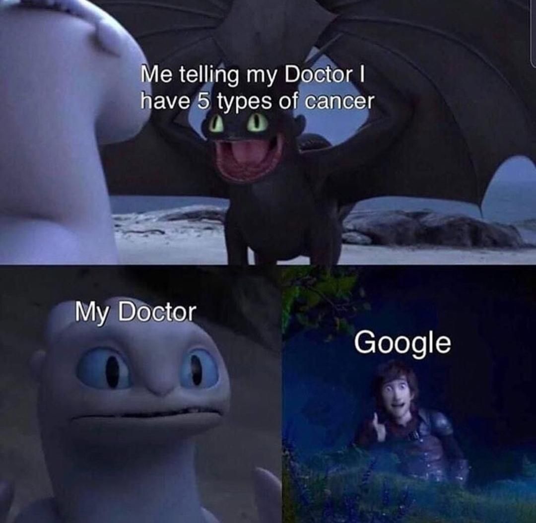 I'm something of a doctor myself
