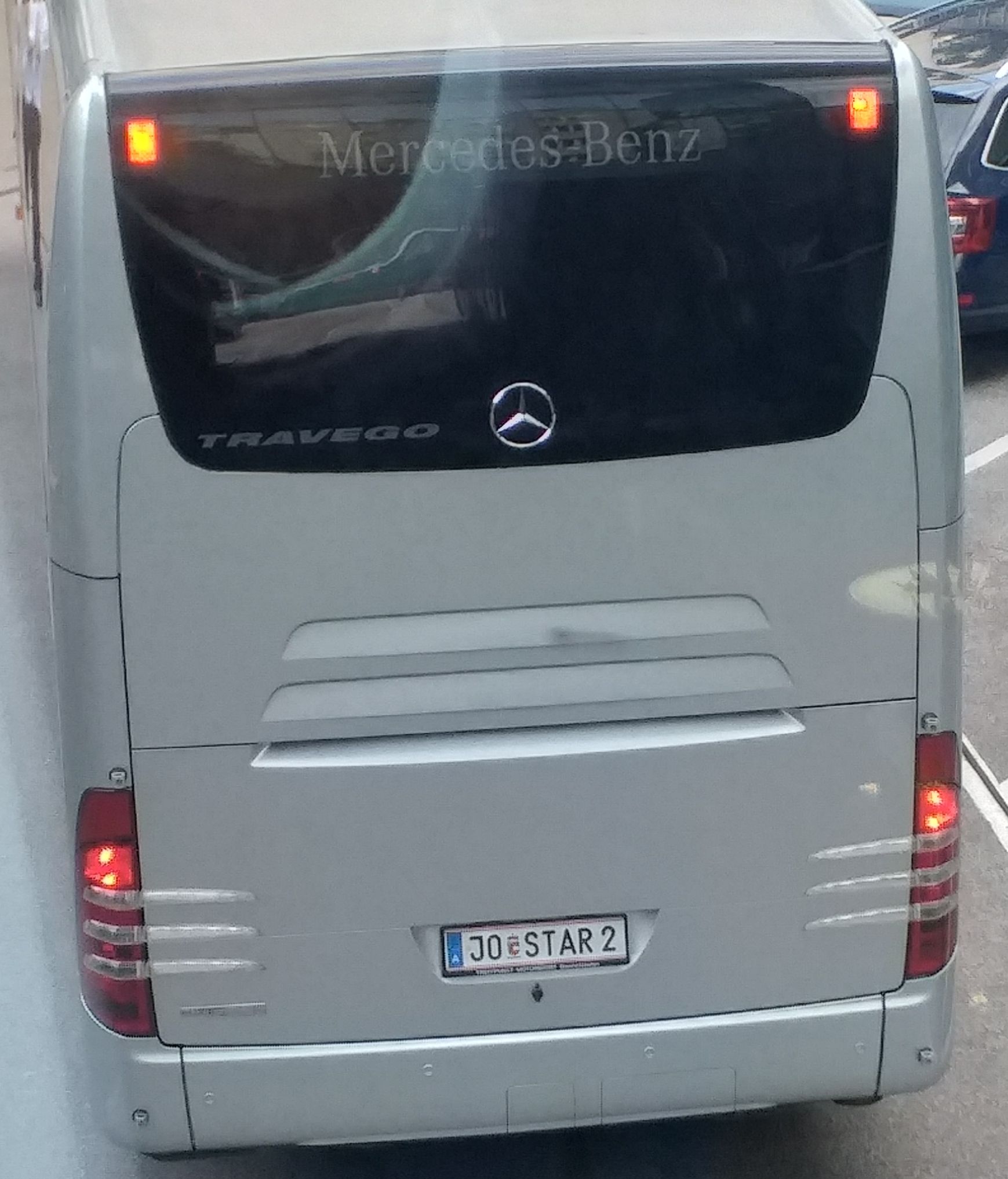 There are no seats on this bus. You have to STAND
