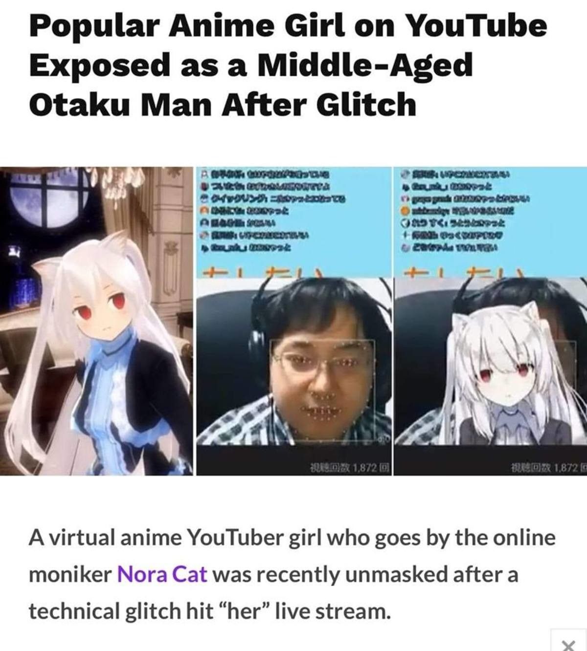 There are no women on the internet, only men and weebs