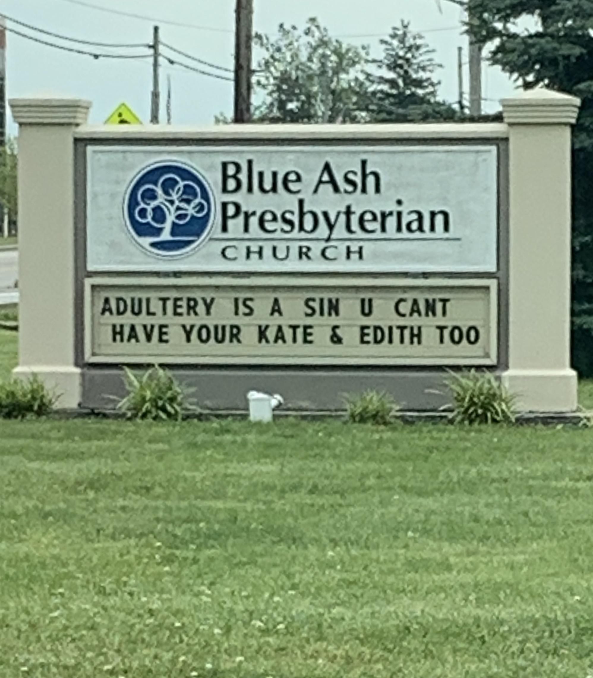 This church sign is going hard on the puns