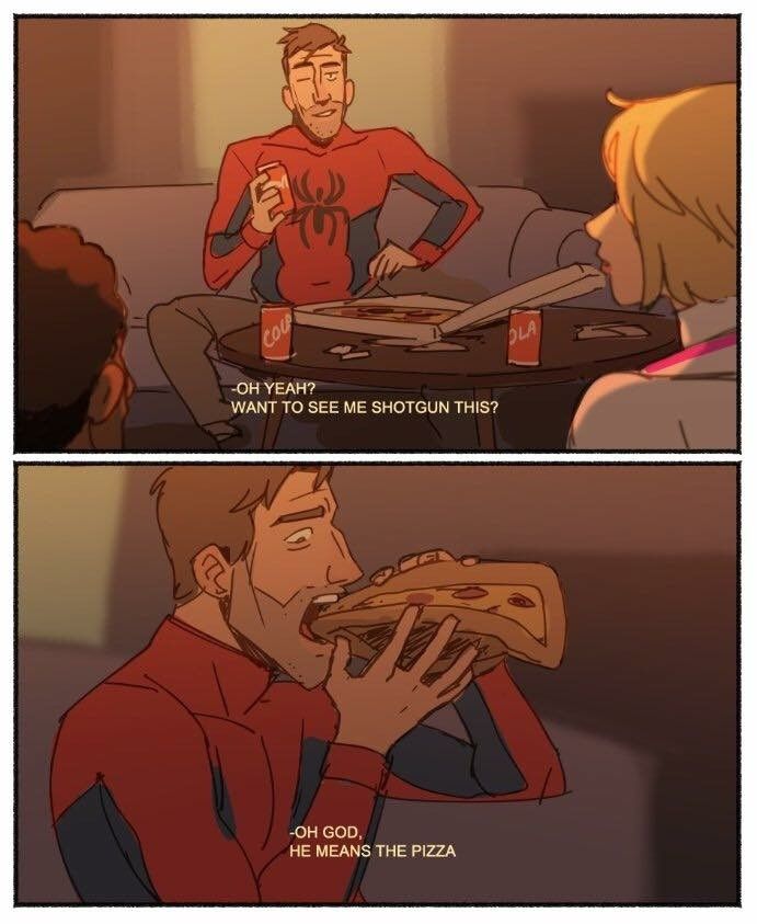 Of course he does...