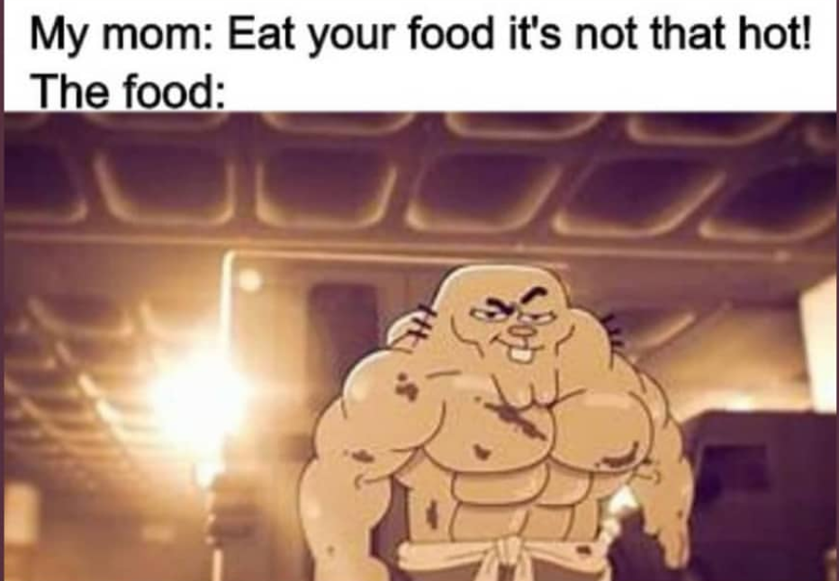 *visible sweating*