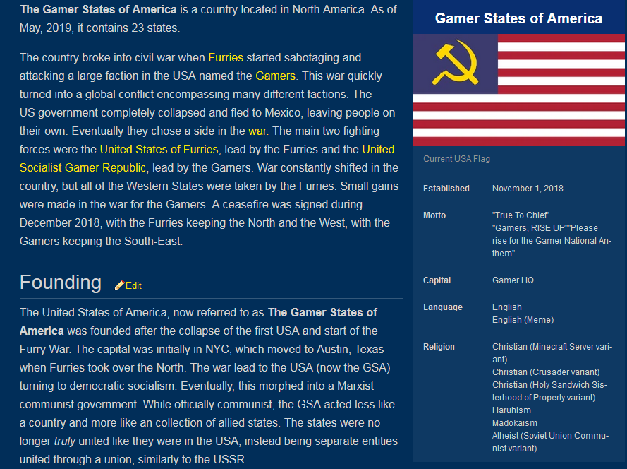 the perfect country doesn't exi-