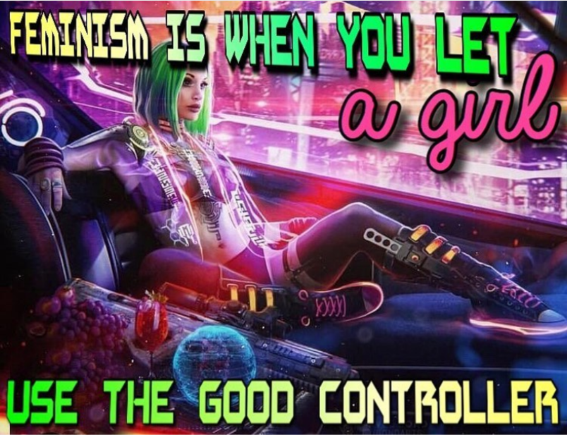 I'm. Pretty feminist then