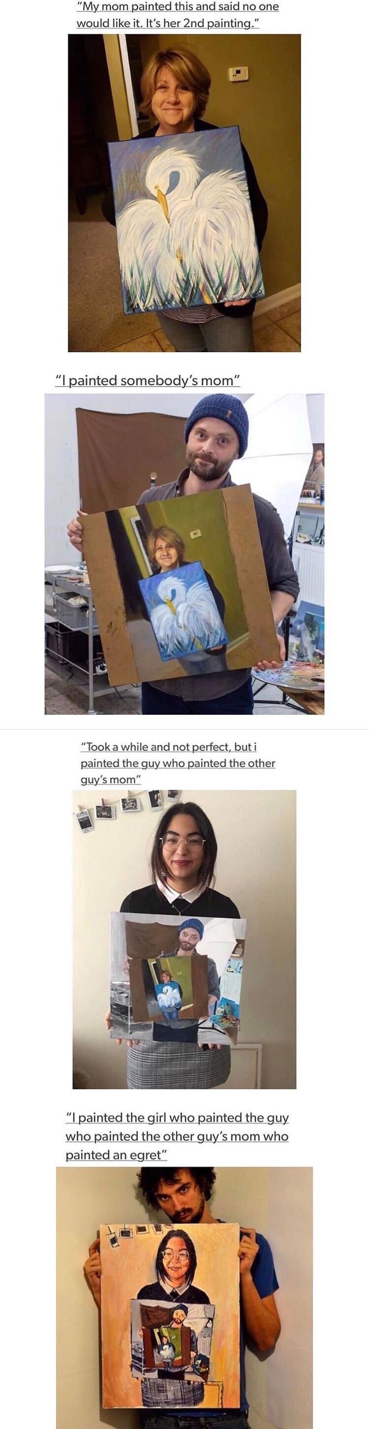Some talented painters that have too much time