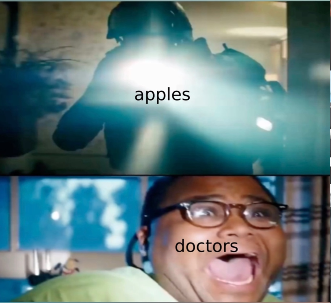 All doctors are members of westboro because they're afraid of fruits