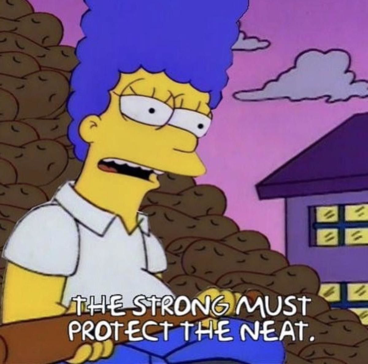 What is strength without one to protect?