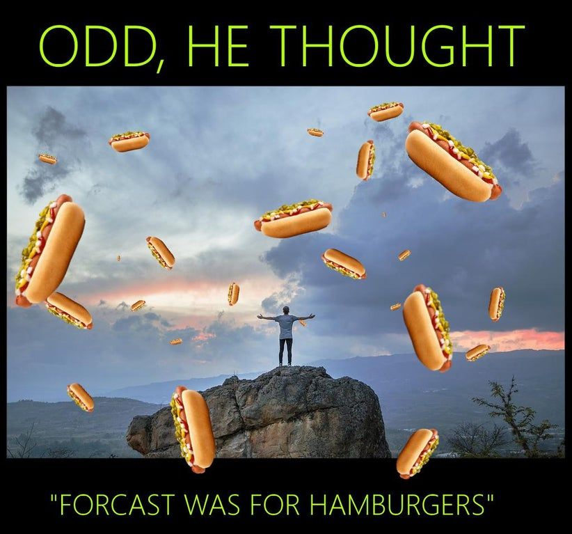 weatherman got it wrong again