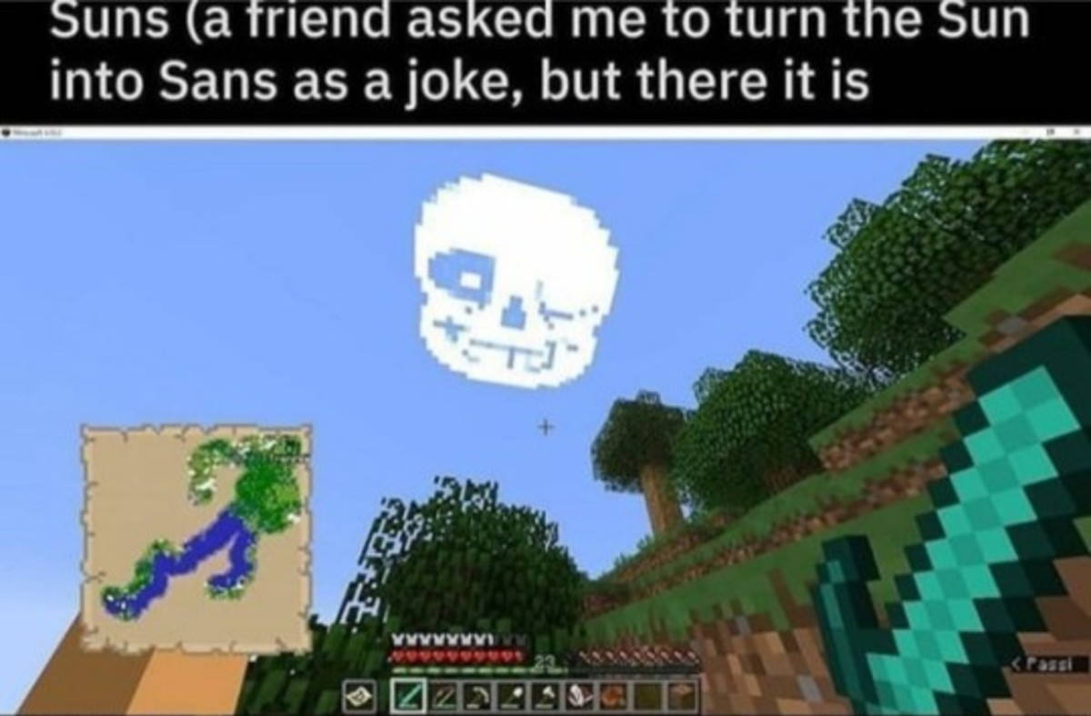 hey kid i'm gonna go away for a while. you'd better get some torches or you're gonna have a bad time