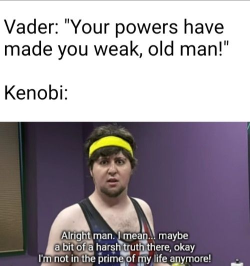 "You strike me down, I shall become more powerful than you can possibly imagine!"
