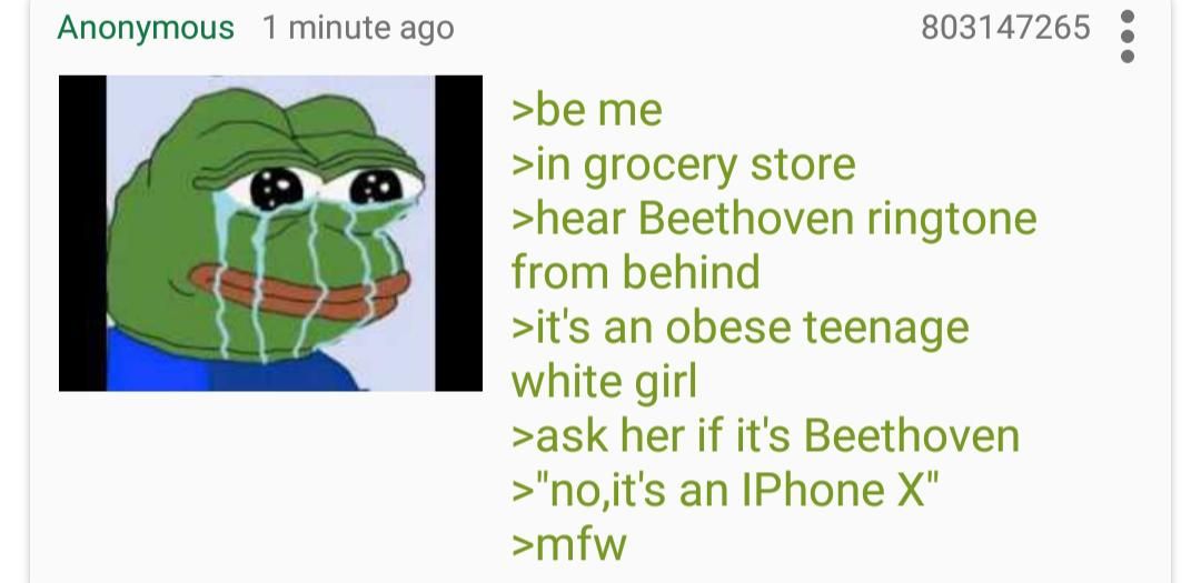 Anon hears Beethoven