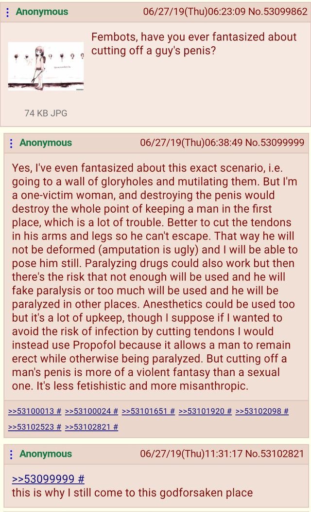 thank god females don't actually exist