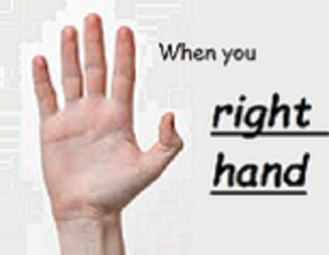 right hand