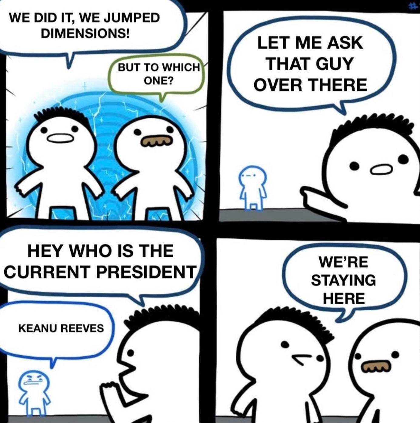 The only correct timeline