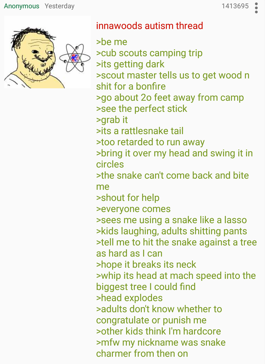 Anon and the snek