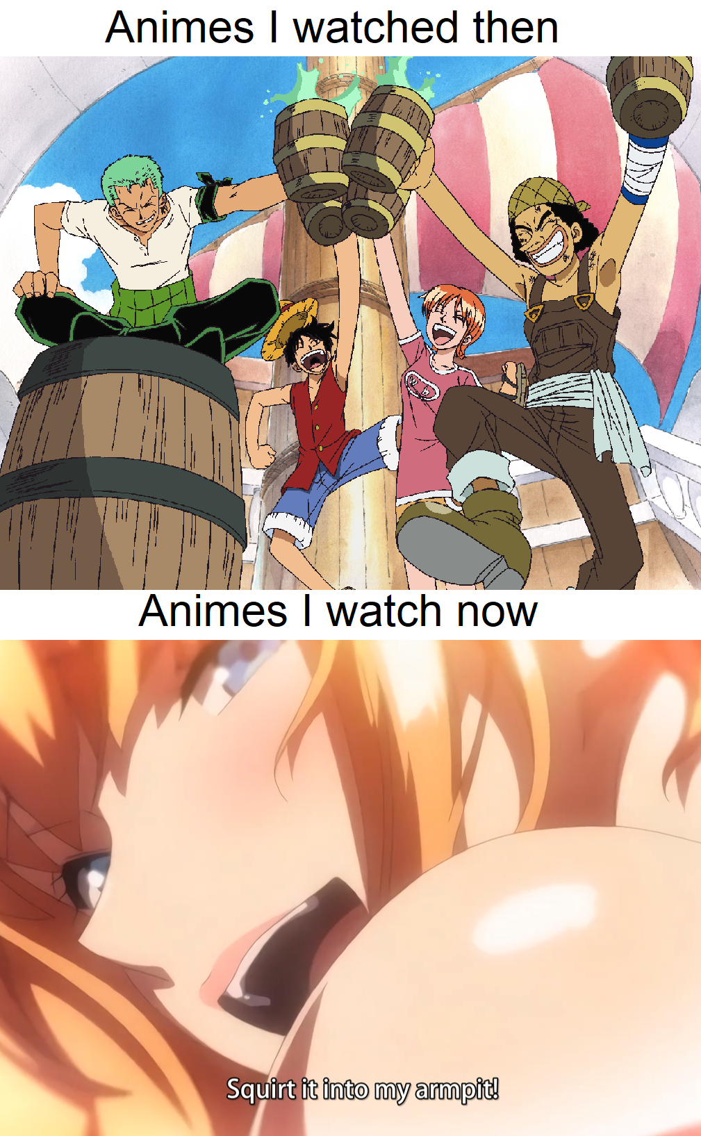 Its like starting with weed and doing heroin years later