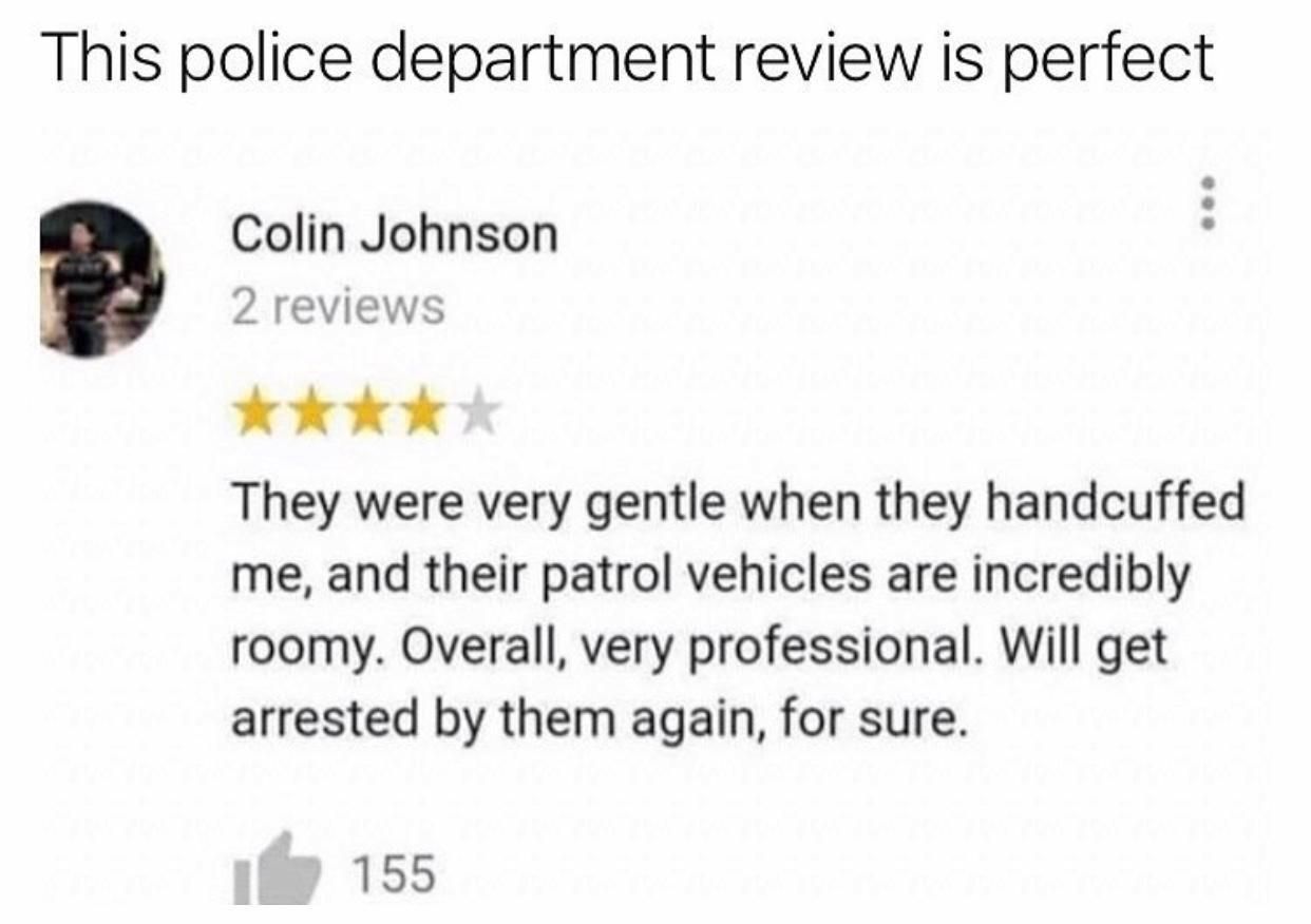 This police departments review...
