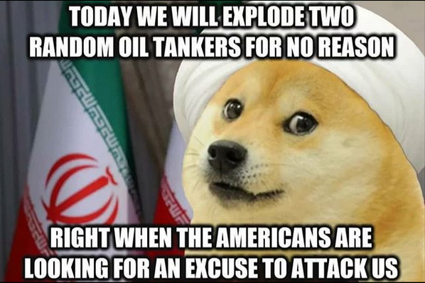 Iran done did it retard