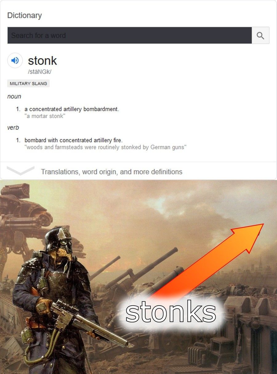 You gotta watch out for them stonks man