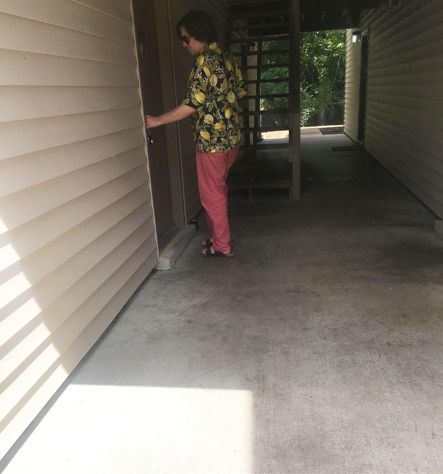 I captured this picture of my boyfriend because I need the internet to know that he dresses like an 80’s cocaine dealer.