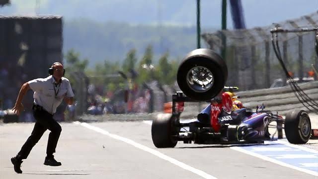 Jesus! Not that wheel!