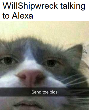 her toes would smell nice