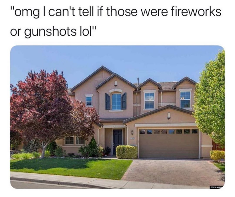 *white people noises"