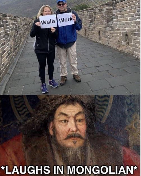 Unless you are the mongols