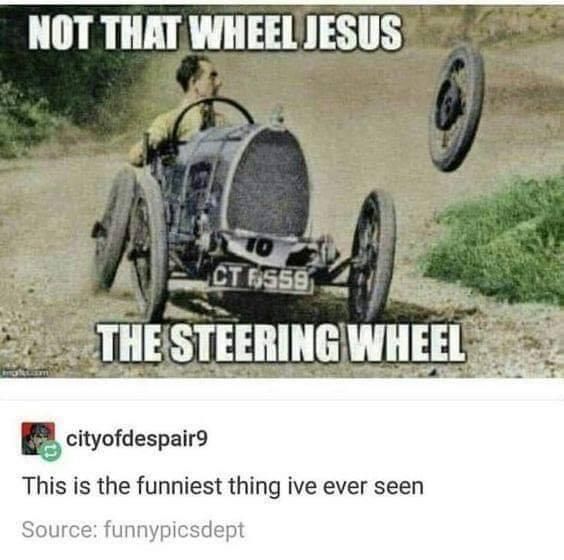 Let Jesus take the wheel...
